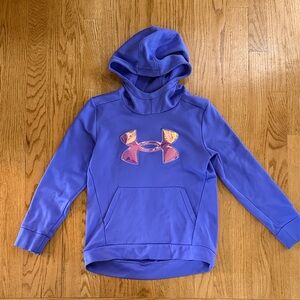 Under Armour Kids Hoodie in Vibrant Blue Purple